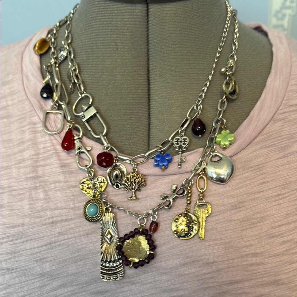 Free People Maxamillion Charm Necklace